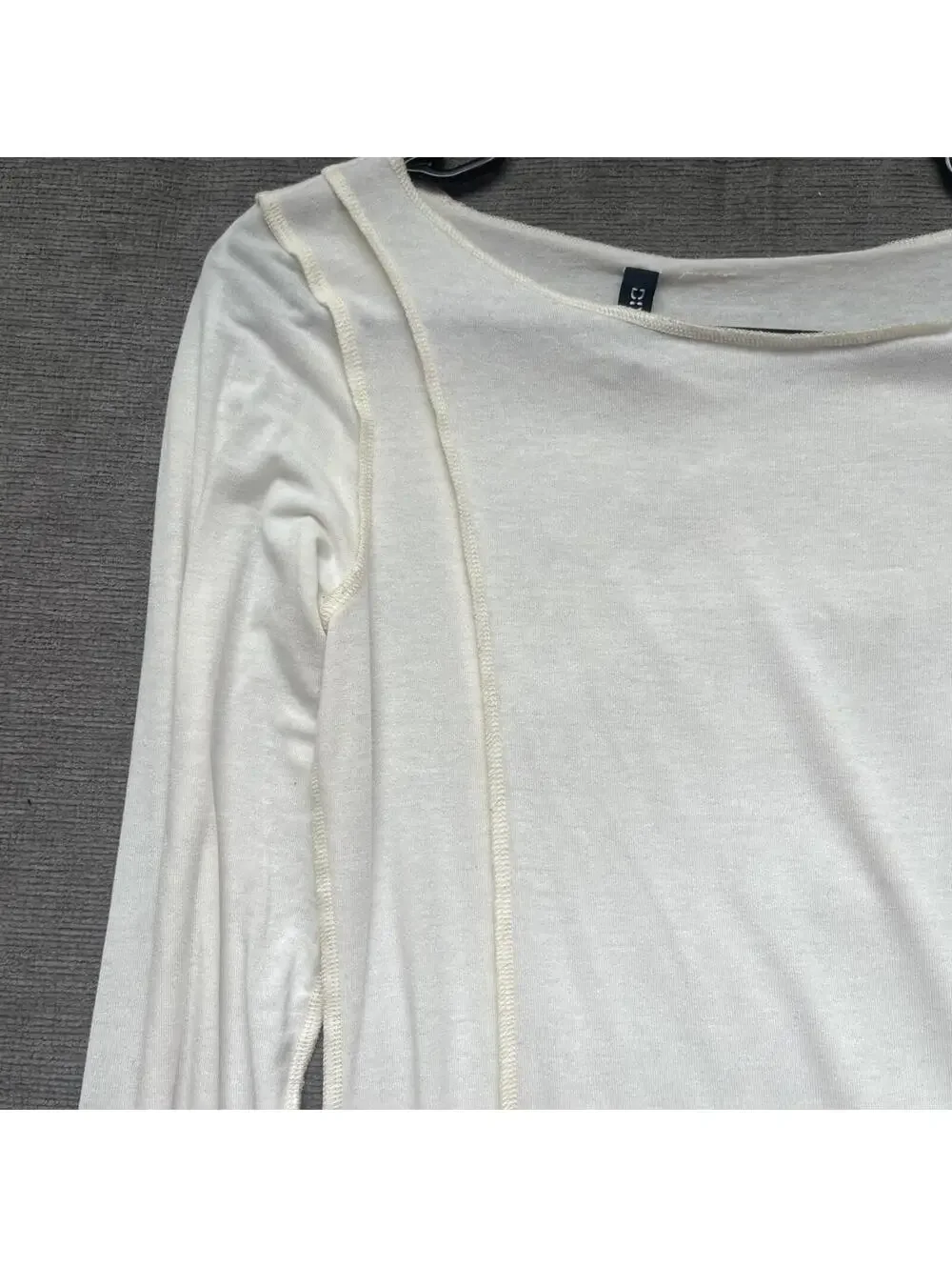 H&M Women's White and Cream Shirt - Picture 3 of 4